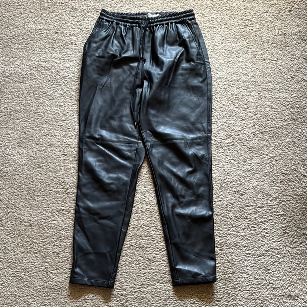 Comfortable Faux Leather Pants